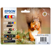 Epson Squirrel Multipack 6-colours 378XL/478XL Claria Photo HD Ink