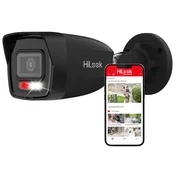 IPC-B160HA-LU BLACK - IP kamera 6Mpx, 2.8mm, Mikrofon, Pametna hibridna luč, MD 2.0 - Hilook by Hikvision