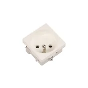 shumee Simon Connect K45 enojna vtičnica z/brez 16A IP20 čisto bela K02/9