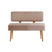 Hanah Home Trpezarijska klupa Vina 0900 110x85x36cm Bež