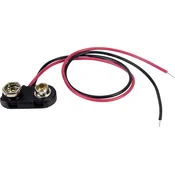 TRU COMPONENTS Baterijski priključek 1x 9 V Block priključek na pritisni gumb (D x Š x V) 24.5 x 11.8 x 7.3 mm TRU COMPONENTS BS-ER-1-200, (20635714)