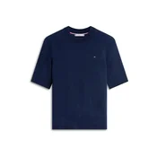 Tommy Hilfiger Pulover WW0WW49705 Mornarsko modra Slim Fit