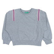 Benetton pulover 36FPC10E7 siva D S