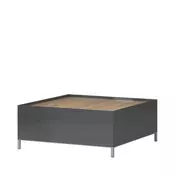 Klub sto ONYX KLS-2F/ON antracit-orah
