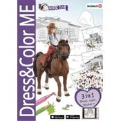 SCHLEICH HORSE CLUB DRESS & COLOR ME