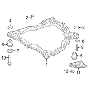 MOST PREDNJI KIA CERATO 1.5D-2.0D 03.04- 624102F100