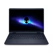 Dell Laptop Alienware 16 Aurora, 16 QHD+ 120Hz, Intel Core i9-12700H, 32GB RAM, 1TB SSD, NVIDIA RTX 5070 8GB, Backlit, Windows 11 Pro, Crni