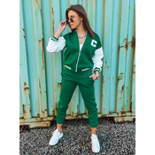 Womens sweatshirt set CELIA green Dstreet