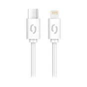 Aligator DATKP57 - USB kabl USB-C / Lightning 30W Power Delivery 0,5m bela