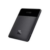 Power bank Baseus Blade-01 tanka polnilna baterija z 2xUSB-A in 2x USB-C, hitrim polnjenjem in močjo 100W - 20000 mAh - črn