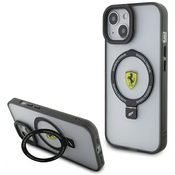 Ferrari FEHMP15MUSCAH iPhone 15 Plus/14 Plus 6.7 transparent hardcase Ring Stand 2023 Collection MagSafe (FEHMP15MUSCAH)