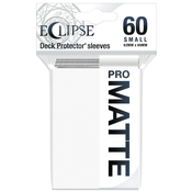 Štitnici za karte Ultra Pro - Eclipse Matte Small Size, Arctic White (60 kom.)
