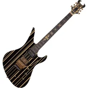 Schecter Synyster Custom-S Black/Gold Pinstripes Električna kitara