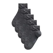 CLARKS Nogavice Back To School temno siva