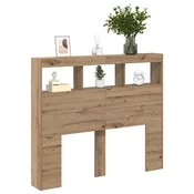 Uzglavlje Umjetnicki hrast 120 x 17 x 102 cm Konstruirano drvo