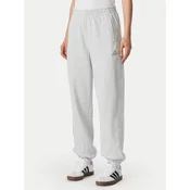 adidas Spodnji del trenirke Kit Small Logo Regular Cuffed KU7941 Siva Regular Fit