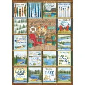 Cobble Hill - Puzzle Jezerska dežela - 1 000 kosov