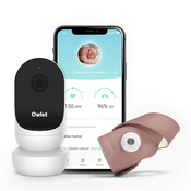 OWLET Owlet Smart Sock 3 i Owlet Cam 2 Dusty rose kamera