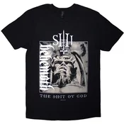 Behemoth Majica The Shit Ov God Vertical Logo Cover Unisex Black S