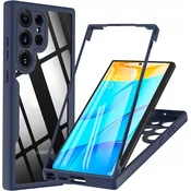 shumee Ovitek 360° za Samsung Galaxy S23 Ultra 5G moder s Hensyple folijo