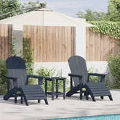 Vrtna stolica 2 pcs Mornarska 83 x 74 x 92 cm Polietilen