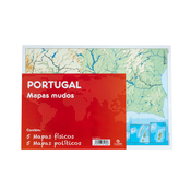 Grupo PAKET 10 MUTE MAPS PT PORTUGAL POLITICO FIZ, (20837435)