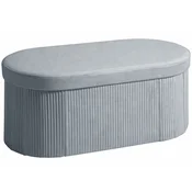 Homestar Shranjevalna klop 76x38x35 cm temno siva