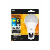 Led žarnica E27 9W 4000K 860lm s senzorjem somraka