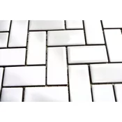 HERINGBONE UNI WHITE GLOSSY 29,8x29,8