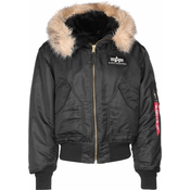 ALPHA INDUSTRIES Prehodna jakna  rdeča / črna / bela