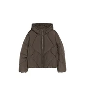 Bershka Zimska jakna temno rjava
