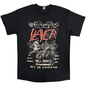 Slayer Vintage Flyer Black M Majica