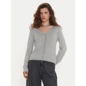 Vero Moda Pletena jopica Glory 10310527 Siva Regular Fit