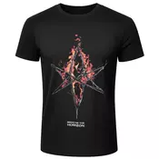 Metal majica moška Bring Me The Horizon - Flame Hex & Text Logo - ROCK OFF - BMTHTS118MB
