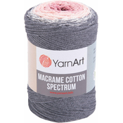 Yarn Art Macrame Cotton Spectrum 225 m 1306 Pink Grey Vrvica