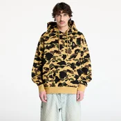 Mikina A BATHING APE 1St Camo Jacquard One Point Relaxed Fit Pullover Hoodie UNISEX Yellow M