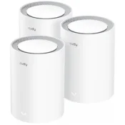 CUDY Whole Home Wi-Fi 6 Mesh System 2.5G Solution Cudy M3000 AX 3000 Dual Band(3-Pack)