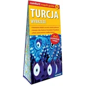 Turčija / Turška riviera. Laminiran cestni in turistični zemljevid + mini vodnik. Izdaja 2024.