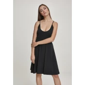 Womens spaghetti dress black
