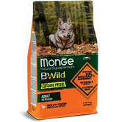 MONGE Suva hrana za pse Bwild Adult All Breeds Grain Free Duck with Potatoes 2.5kg