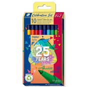 Staedtler Fiberpen Triplus Color 1.0 25 let set (8+2)