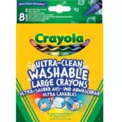 CRAYOLA PERIVE VOŠTANE BOJICE 8 KOM