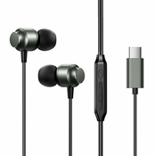 Joyroom JR-EC06 USB-C in-ear slušalice sive