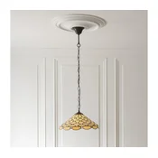 Endon 112226 - Lestenec na verigi Tiffany PEARL 1xE27/10W/230V premer 45 cm