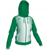 SUPERNOVA HOODED JACKET GREEN-WHITE WOMAN S