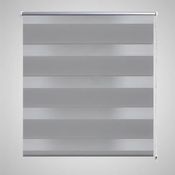 vidaXL Rolo sive zavjese sa zebrastim linijama 90 x 150 cm