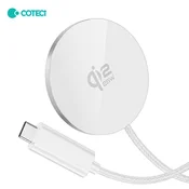 Wireless punjac magnetic Coteci iH-150 Qi2.2 25W beli