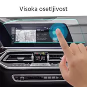 Zastitno staklo BMW X5 G05 za multimedijalni ekran.