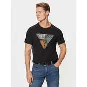 Guess Majica M5RI14 J1314 Črna Slim Fit