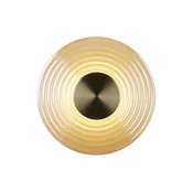 Searchlight 32210AM - LED zidna svjetiljka s mogucnošcu prigušivanja CLEO LED/9,4W/230V mesing